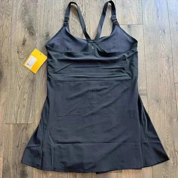 LOLË New Athletic Cycle Tennis Pickleball Dress Size M Black Gym Workout NWT - Picture 8 of 12